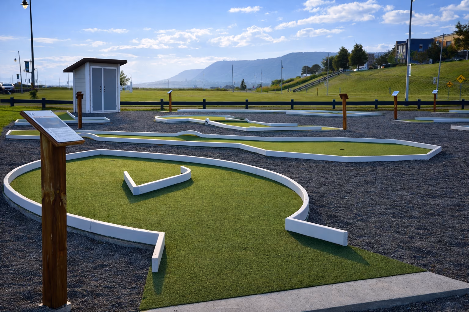 Mini-golf familial